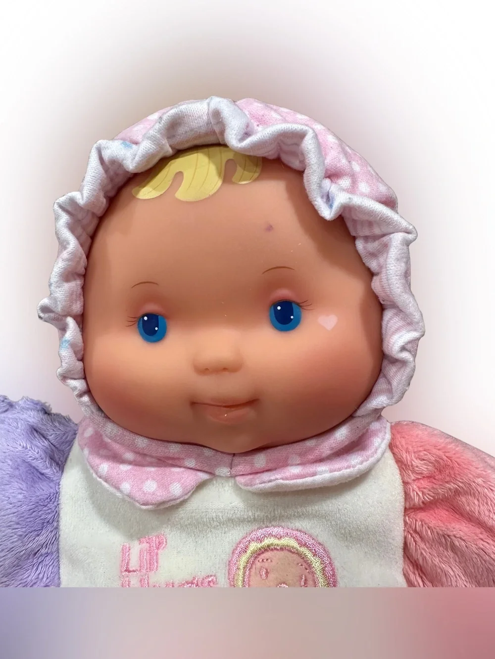 Berenguer Babies 11” Soft ‘Lil Hugs’ Plush Baby Doll Rattle Toy